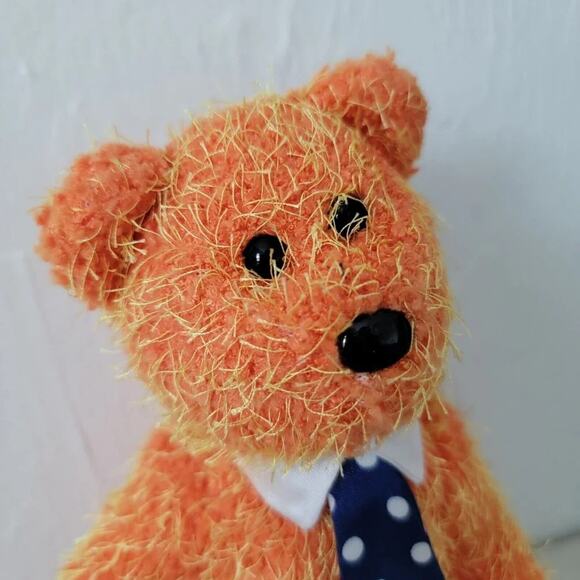 TY Beanie Baby Pappa 2002 Orange Plush Teddy Bear Fathers Day Retired - Picture 2 of 6